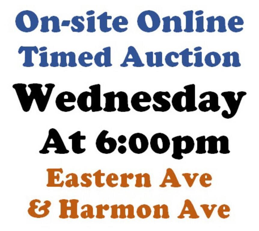 Wed.@6pm- Eastern & Harmon Estate Timed Online Auction 7/10