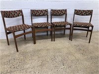 Set of 4 Mid Century Style Chairs