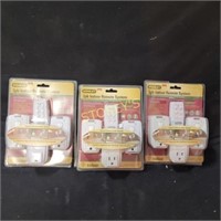 New in Box 3 Stanley  3pk Indoor remote systems,
