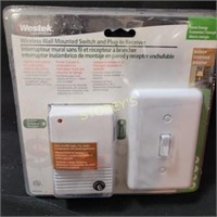 New in Box Wireless Wall Mounted Switch and plug
