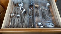 Drawer of Oneida Stainless Flatware