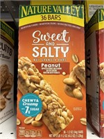Sweet & salty peanuts 36 bars