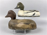 Herters Pair of Goldeneye Duck Decoys, Waseca,