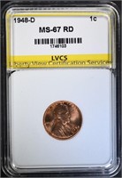 1948-D LINCOLN CENT LVCS SUPERB GEM