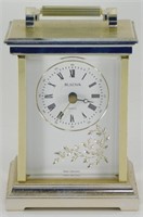 Bulova Quartz Cased Mantle Desk Clock B-1340