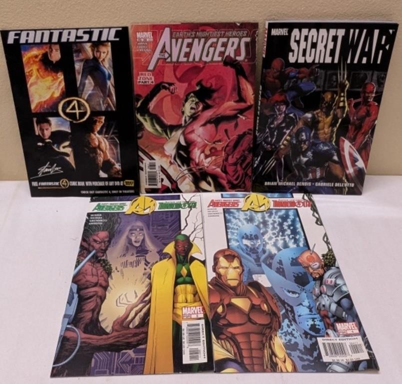 5 Marvel Comics