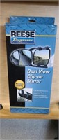 2 Reese towpower dual view clip-on mirrors