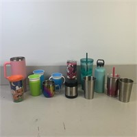 Assorted Cups & Tumblers- Starbucks, Thermos,