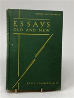 1934 Essays Old & New Essie Chamberlain