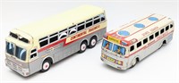 Japan Tin Friction Continental & Stage Coach Buses