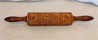 Antique Rolling Pin with Designs