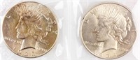 Coin 2 Peace Silver Dollars 1934 & 1935