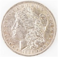 Coin 1886-O Morgan Silver Dollar in Extra Fine