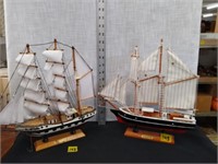 Goelette & Simon Bolivar wood model ships