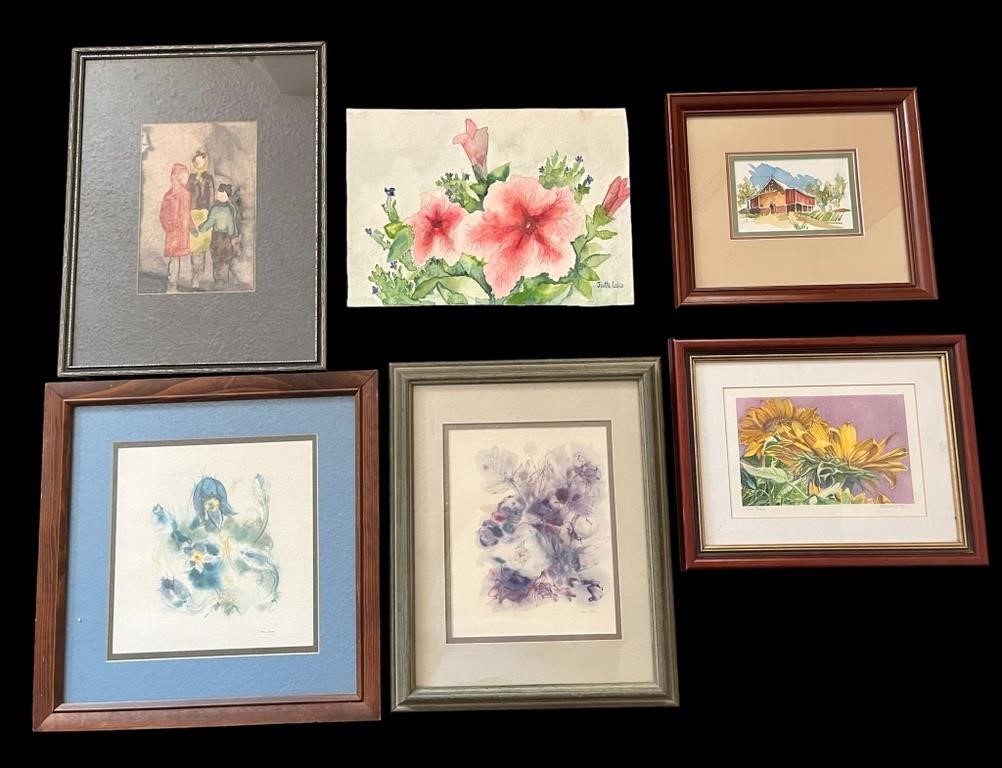 Signed Watercolors