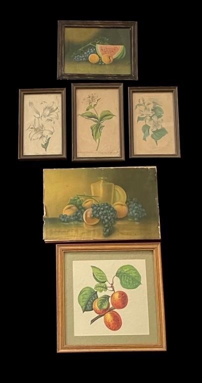 Vintage Still life Framed and Unframed