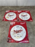 Milwaukee Fine Finish Wood Blades, Lot Of 3