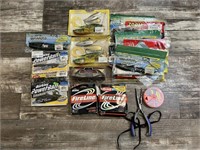 Fishing Bag with Assorted Tackle
