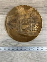 Wendell August Forge Solid Bronze Plate