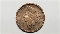 1891 Indian Head Cent Penny Uncirculated Rare