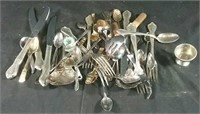 Lot of electro plated silver utensils