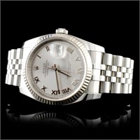 36MM Rolex DateJust Watch in 18K/SS