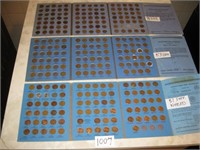 (3) Lincoln Cent Starter Albums: Bk. 1 - 53 Diffe.