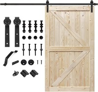 S&Z 48x84in. Brace Barn Door + 8FT Kit