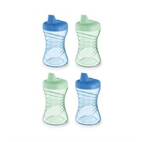 NUK Fun Grips Hard Spout Sippy Cup, 10oz, 3 Pack,