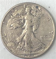 1935-D Liberty Walking Half Dollar