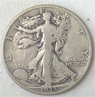 1935-S Liberty Walking Half Dollar