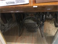 table with decorative stand