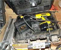 DEWALT DRILL KIT, CHARGER AND BATTERIES,  NO