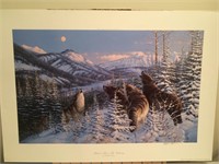 Hunters Moon- The Gathering Print By Michael Sieve