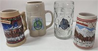 Budweiser & Steam Whistle Mugs