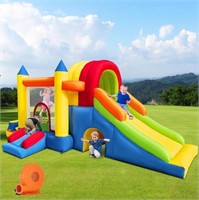 Hongcoral Inflatable Bouncy Castle, 8 in 1 Large B