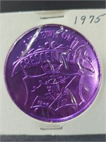 1975 Mardi gras token who is it?
