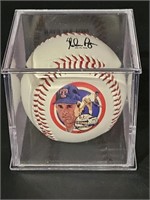 Authentic Autographed Nolan Ryan Painted by Doo