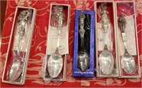 819 - LOT OF 5 COLLECTOR SPOONS