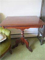 vintage wooden side table