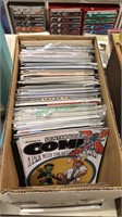 Box lot of mostly adult comic books, (834)