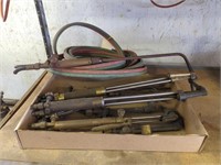 (7) USED CUTTING TORCHES & SINGLE HOSE