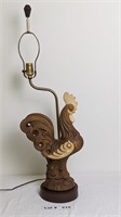 CERAMIC ROOSTER LAMP - RESERVE $27