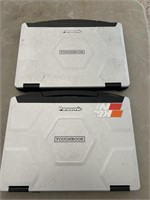 pair of Panasonic Toughbooks