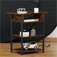 Side Table w/ Charging Station