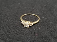 10K Cubic Zirconia Gold Ring