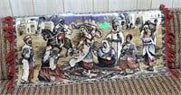 Middle Eastern tapestry rug 38x20