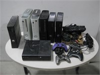 Assorted XBOX Consoles W/Accessories All Untested