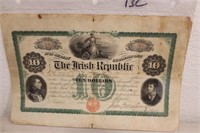 Antique stock certificate