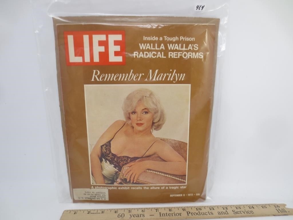 1972 Life magazine Remember Marilyn